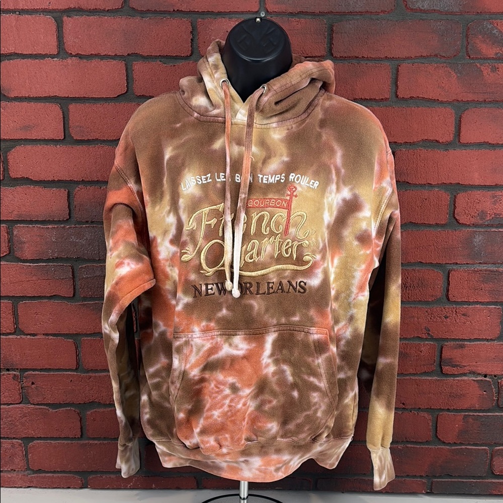 Nola S & G French Quarter Pullover Hoodie – Size‎ Small – Tie-Dye